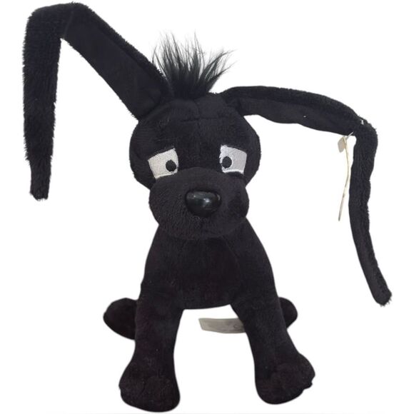 Neopets Black Shadow Gelert Plush Stuffed Animal Toy. - Picture 1 of 8